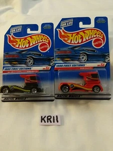 Hot Wheels Lot Of 2/2 Vers 1999 First Editions Semi-Fast (KR11) - Picture 1 of 4