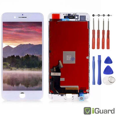 IGUARD Für iPhone 7 Display Weiß Retina 3D LCD Touch Screen Bildschirm + Werkzeugset