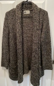 HABITAT Women’s Open Front Knit Cardigan Sweater Wool Blend Size Small - Picture 1 of 7