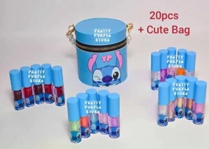 Stitch Bag Disney 20pcs Gloss & Lip Glaze GIRLS BAG FREE SHIPPING - Picture 1 of 1