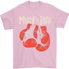 Muay Thai Boxing Gloves MMA Mens T-Shirt 100% Cotton