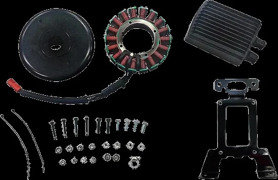 Black 54A High Output Charging System Kit Harley Street Glide 11-16 - Image 1 of 3