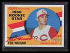 2009 Topps Heritage Real One autographes encre rouge TW Ted Wieand Auto 47/60