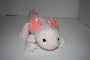 Aurora Miyoni Eco-Nation Axolotl 14" Realistic Pink Plush stuffed Animal Toy MWT - Picture 1 of 6