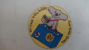 Retro Sticker - Koala Shoes - Have a Nice Holiday - Picture 1 of 1