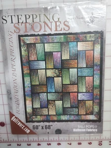 Quiltworx Foundation Paper Piecing Stepping Stones Judy Niemeyer Quilt Pattern - Picture 1 of 3