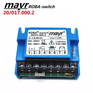 1pcs MAYR Motor Brake Rectifier ROBA-switch 20/017.000.2 200-500V 1.8A - Picture 1 of 8