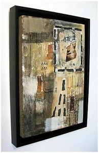 SUPERB NEW SIMON KIRK ORIGINAL "Gennem" Abstract Cave PAINTING - Picture 1 of 2