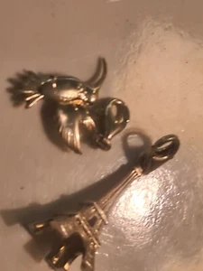 Thomas Sabo 2 charms Torre Effel y colibri plata bracelet bracciale Armband chic - Imagen 1 de 4