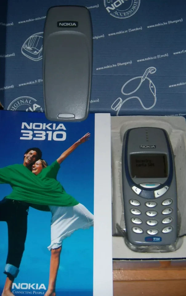 Cellulare NOKIA 3310 ORIGINALE GREY EDITION 2000 UNLOCKED+BATTERIA ORIGINALE - Immagine 1 di 1
