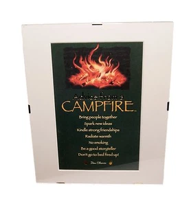 Advice from a Campfire Inspirational 8" x 10" Matted Picture Art w/ Clip Frame - Picture 1 of 3