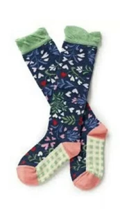 Matilda Jane Girls Size Medium M Change Of Pace Socks 9-13 New In Bag Blue Heart - Picture 1 of 3