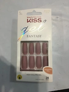 Kiss Gel Fantasy Dream Dust Nails,28 Nails 86593 Long - Picture 1 of 4