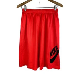 Nike SB Youth Size XL 13-15 Years Neon Orange Large Logo Skateboarding Shorts - Picture 1 of 7
