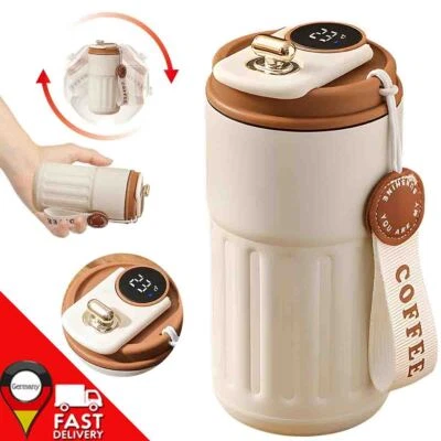 Isolierbecher 410ml Kaffeebecher Thermobecher Coffee to Go Becher Edelstahl Mug - Bild 1 von 4