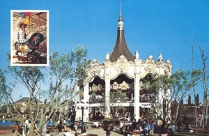 Grand America Illinois The Columbia Grand Carousel 1976 Advertising Postcard - Picture 1 of 2