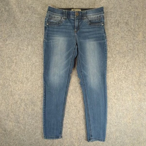 Democracy Jeans Damen 6 blau Skinny Mid Rise Stretch Denim Bauch Technologie Hose - Bild 1 von 11