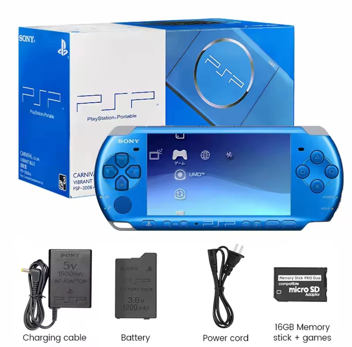 Las mejores ofertas en PSP-3000 NTSC-J Azul consolas de