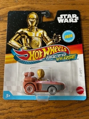 2025 Hot Wheels Racer Verse Star Wars C-3PO NEW - Image 1 of 3