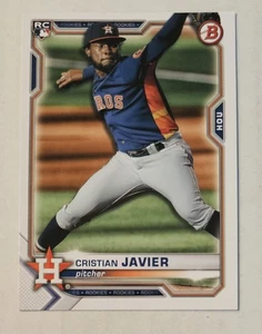 CRISTIAN JAVIER RC 2021 Bowman #83 Astros - Picture 1 of 3