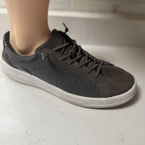 Hey Dude - Karina Sparkling Carbon Suede Comfort Shoe Sz 10 - Picture 1 of 11