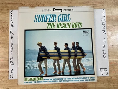 THE BEACH BOYS SURFER GIRL ORIGINAL 1963 STEREO LP ST 1981 - Image 1 of 4