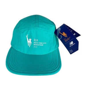 NEW New Balance TCS New York City Marathon 2024 Hat Cap Cyan Strapback  Adult - Picture 1 of 6