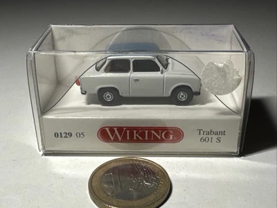M901 Wiking 012905 Trabant Trabi 601 S de Luxe Pkw Oldtimer 1:87 H0 DDR Ostauto - Bild 1 von 4