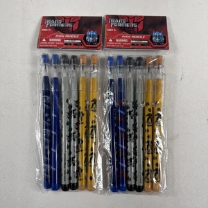 Transformers Pop-A-Point Druckstifte X2 - Factory Sealed 6 Pack Vintage Rarität - Bild 1 von 10