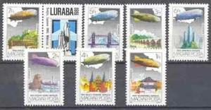 Ungarn 1981 Yvert A 443/49 Zeppelines Luftfahrt postfrisch ss - Bild 1 von 1