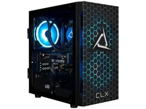 CLX SET Gaming Desktop - AMD Ryzen 5 9600X 3.9GHz 6-Core Processor, 32GB DDR5 Me - Picture 1 of 6