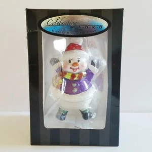 Christopher Radko Celebrations Sparkle Santa Claus Christmas Ornament 2012 NIB - Picture 1 of 4