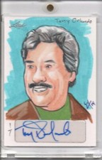 2014 Leaf Masterworks Pop Century AUTO/SKETCH Tony Orlando/Erik Hodson 1/1