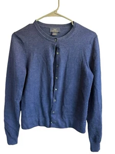 Brooks Brothers Pullover Damen Größe S Blau 100% Merinowolle Strickjacke Vintage - Bild 1 von 10