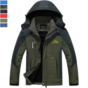 Men's Thermal Ski Snow Jackets Outdoor Hiking Mountain Climbing Warm Work Coats - Picture 1 of 48