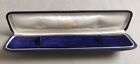 Eberhard & Co. vintage watch box blu leather for lady models used condition T1