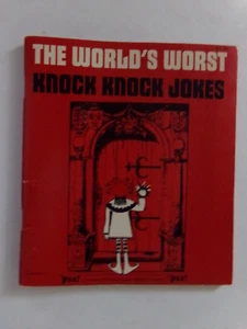 THE WORLD'S WORST KNOCK KNOCK JOKES Vintage 1978 Edition Funny Humor Booklet - Foto 1 di 2