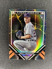 2022 Topps Finest Matt Manning Rookie Variation Kintsukuroi Black Gold Refractor