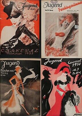 326 Old Issues Jugend German Art Nouveau Jugendstil Magazine (1934-1940) On Dvd • 12.99€