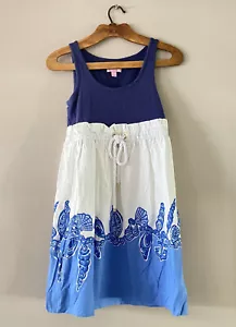 Lilly Pulitzer Cotton Jersey Sea Shell Nautical Rope Tank Skirt Dress Size XS - Picture 1 of 9