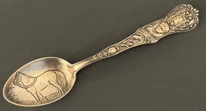 ANTIQUE 1906 STERLING SILVER "STATE OF KENTUCKY" SOUVENIR ORNATE SPOON HORSE - Picture 1 of 9