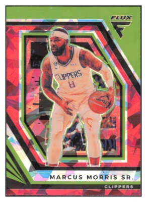 MARCUS MORRIS SR. 2022-23 Panini Flux Red Cracked Ice #128 NBA Clippers ID:83279 - Image 1 of 2