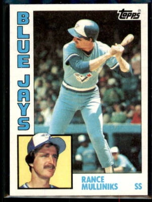 1984 Topps Rance Mulliniks #762 Toronto Blue Jays - Image 1 of 2