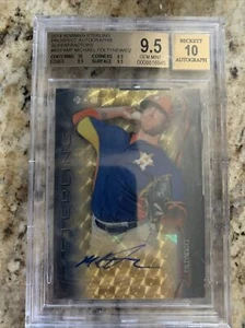 Mike Foltynewicz AUTÓGRAFO RC 2014 Bowman Sterling Superfractor 1/1 🔥🙏 - Imagen 1 de 1