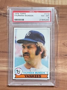 1979 Topps Thurman Munson NYY #310 PSA 8 NM-MT