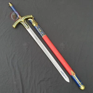 Fate Stay Night Sabre Caliburn/Excalibur Stainless Steel Two handed longsword - Picture 1 of 12