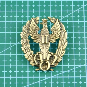 3997 WW2 DEFENSA NACIONAL POLACA UNIVERSIDAD ACADEMIA DE WARSOVIA ÁGUILA INSIGNIA POLONIA - Imagen 1 de 3