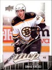 2009-10 Upper Deck MVP Boston Bruins Hockey Card #270 David Krejci
