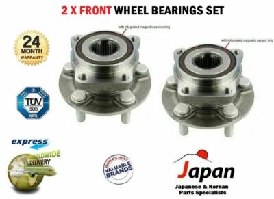 FOR SUBARU LEGACY Estate 2.5 AWD BRM 2012-2014 2x Front WHEEL BEARINGS - Image 1 of 4