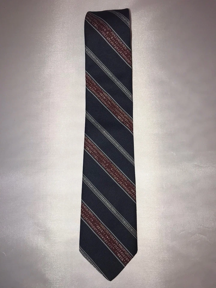 Smithsonian Institute компьютер персонажей печати линия красный синий классический галстук - Изображение 1 из 4